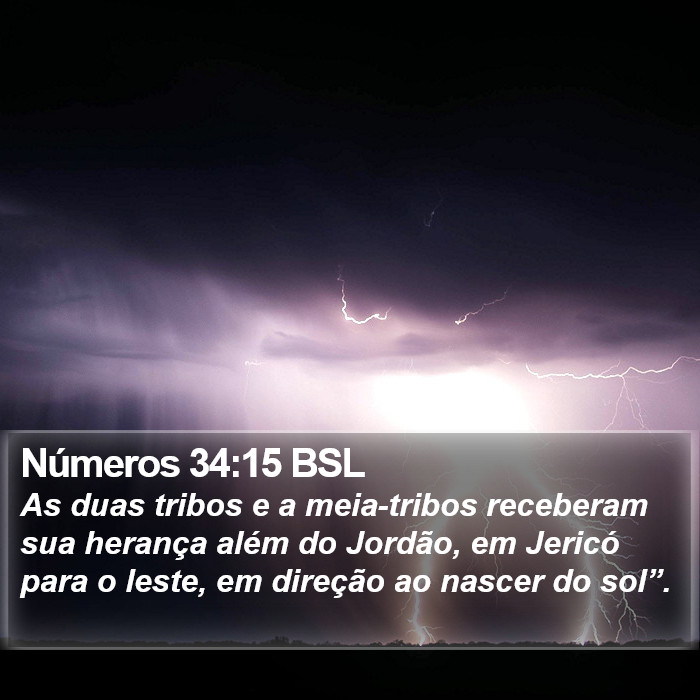 Números 34:15 BSL Bible Study