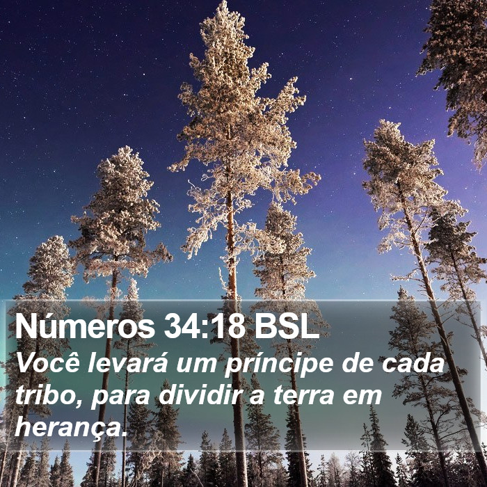 Números 34:18 BSL Bible Study