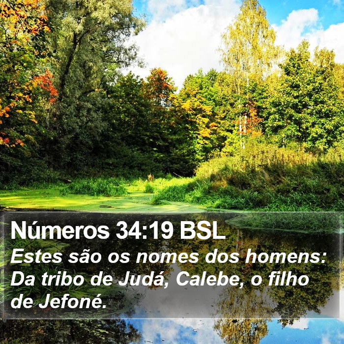 Números 34:19 BSL Bible Study