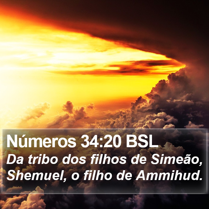 Números 34:20 BSL Bible Study