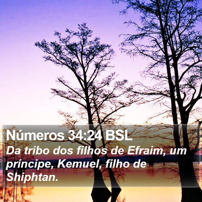Números 34:24 BSL Bible Study