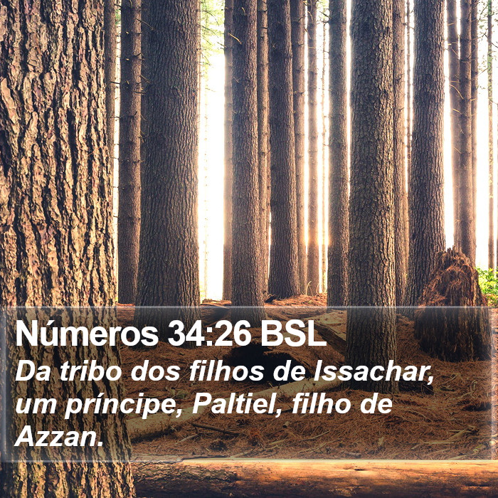 Números 34:26 BSL Bible Study
