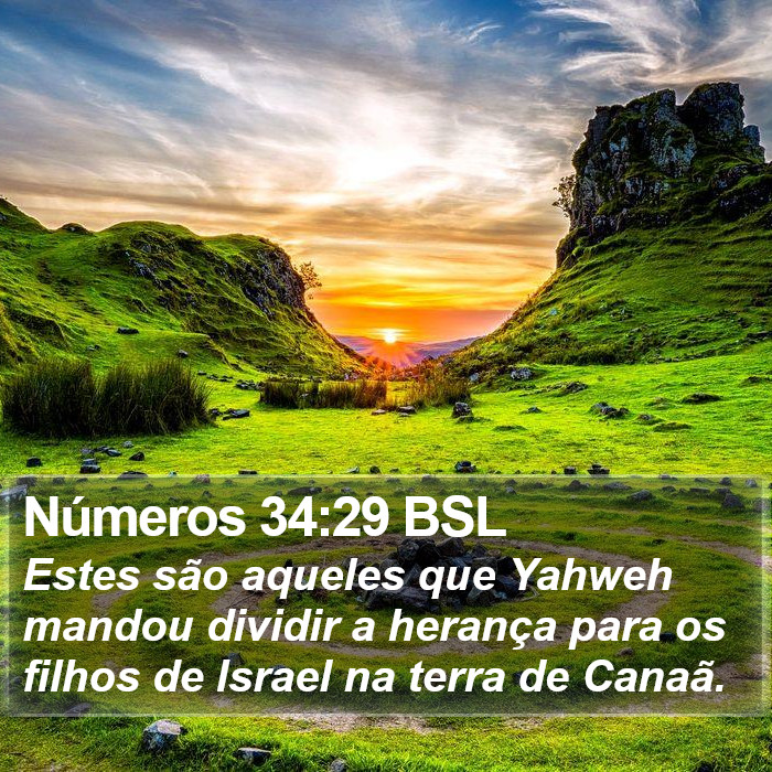 Números 34:29 BSL Bible Study