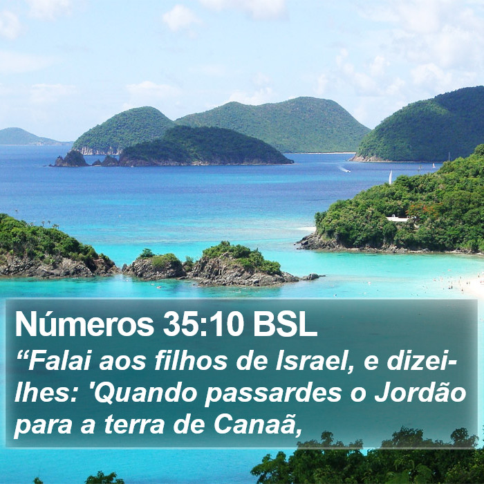 Números 35:10 BSL Bible Study