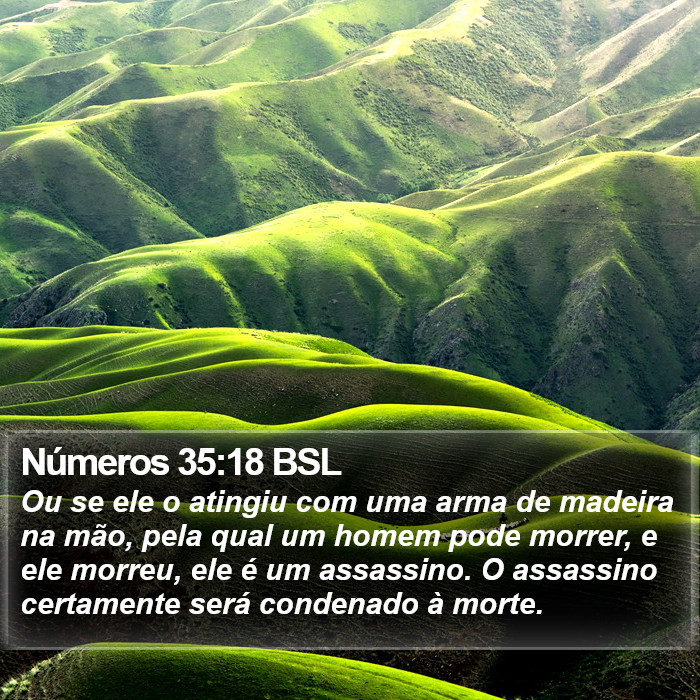 Números 35:18 BSL Bible Study