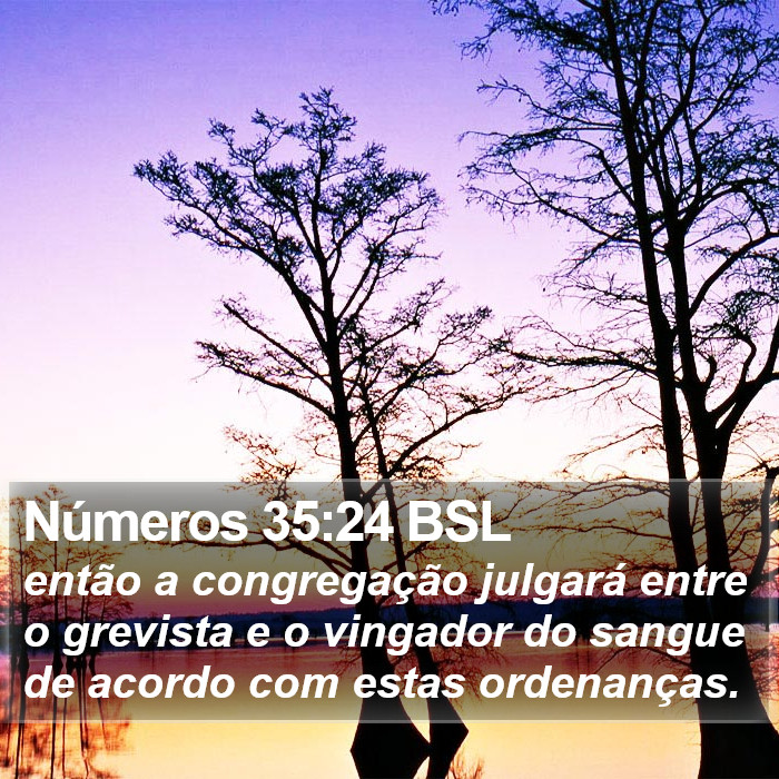 Números 35:24 BSL Bible Study