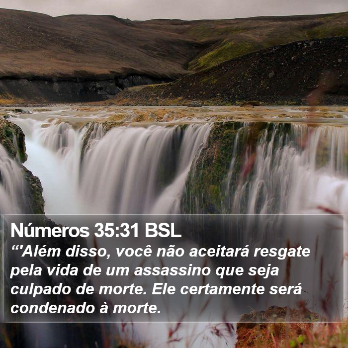 Números 35:31 BSL Bible Study