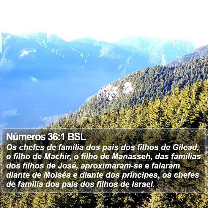 Números 36:1 BSL Bible Study