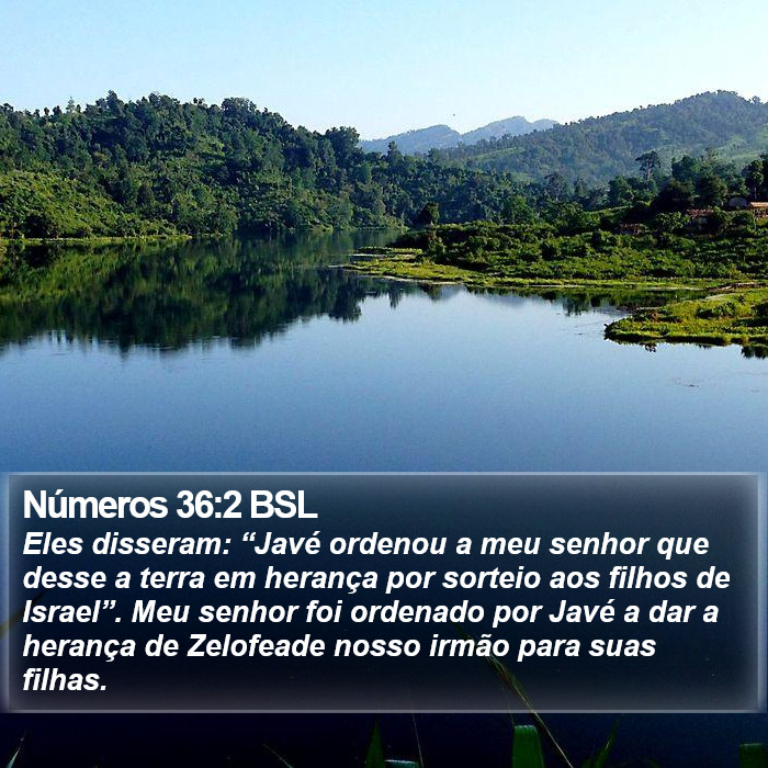 Números 36:2 BSL Bible Study