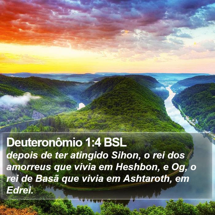 Deuteronômio 1:4 BSL Bible Study