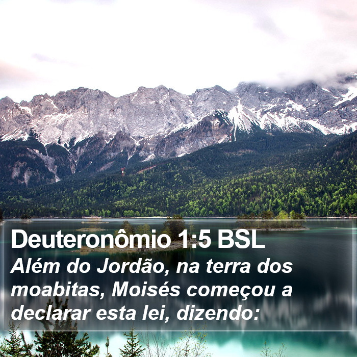 Deuteronômio 1:5 BSL Bible Study