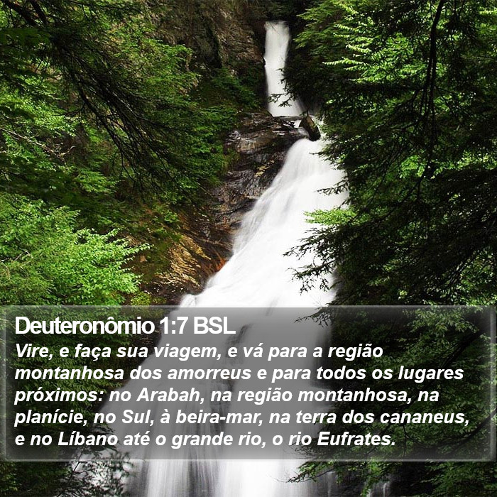 Deuteronômio 1:7 BSL Bible Study