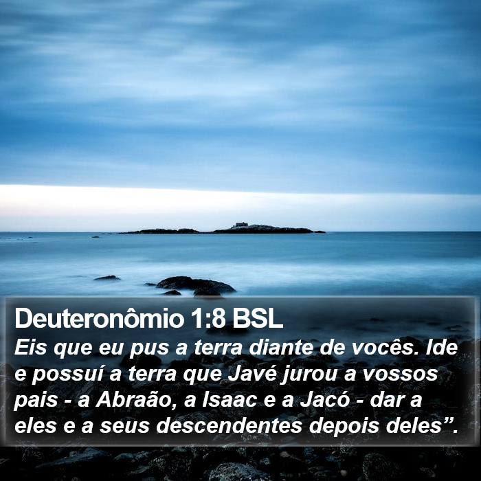 Deuteronômio 1:8 BSL Bible Study