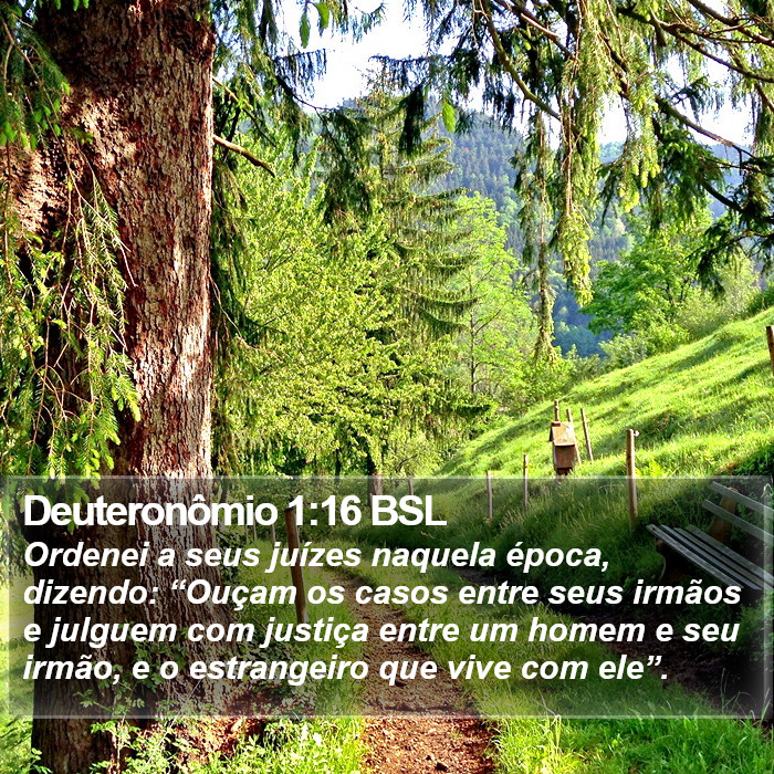 Deuteronômio 1:16 BSL Bible Study