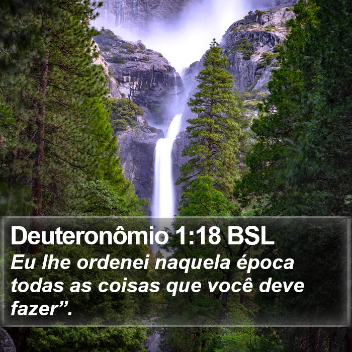 Deuteronômio 1:18 BSL Bible Study