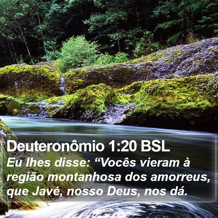 Deuteronômio 1:20 BSL Bible Study