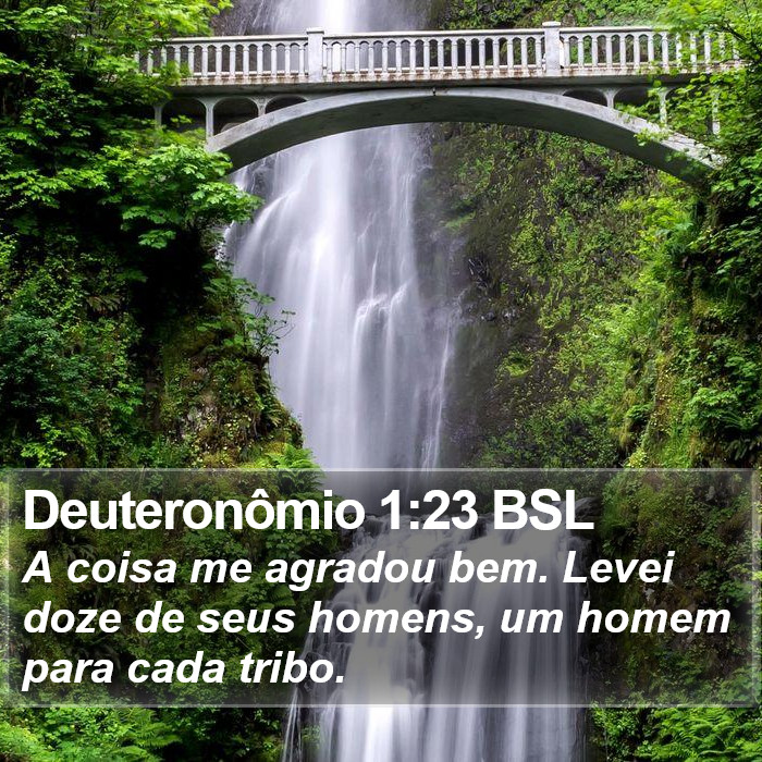 Deuteronômio 1:23 BSL Bible Study