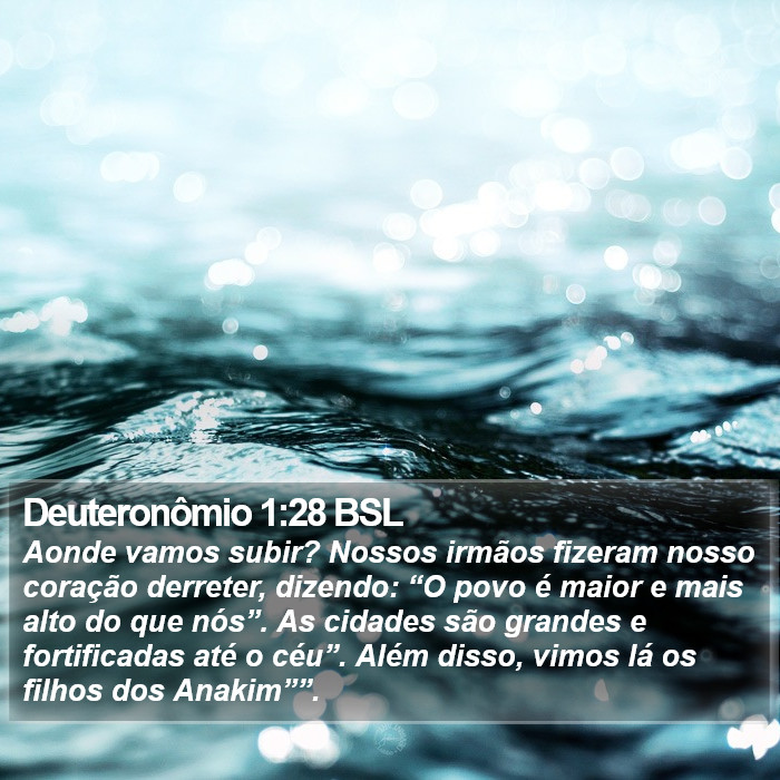 Deuteronômio 1:28 BSL Bible Study