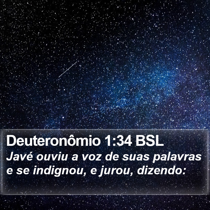 Deuteronômio 1:34 BSL Bible Study