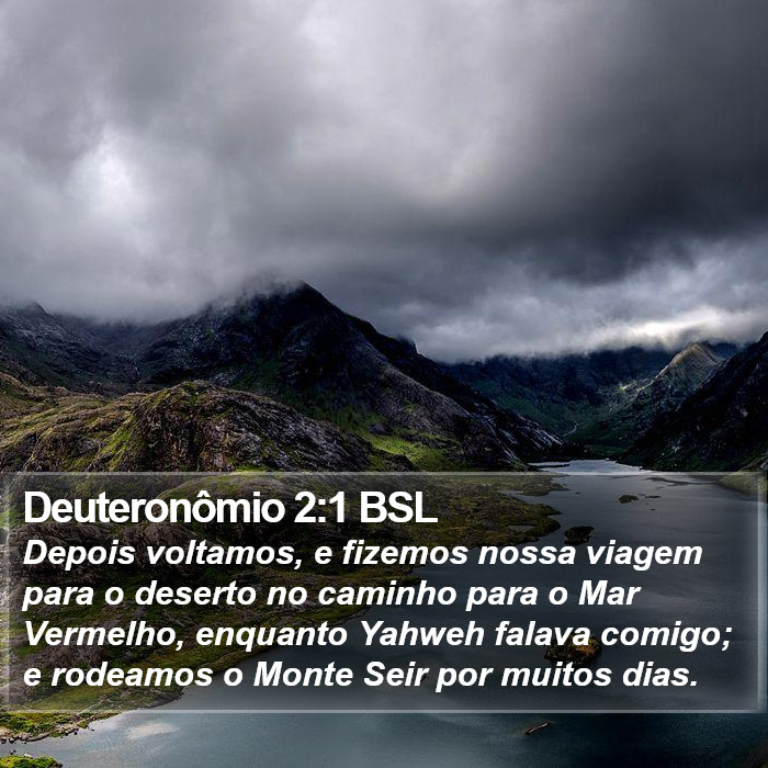 Deuteronômio 2:1 BSL Bible Study