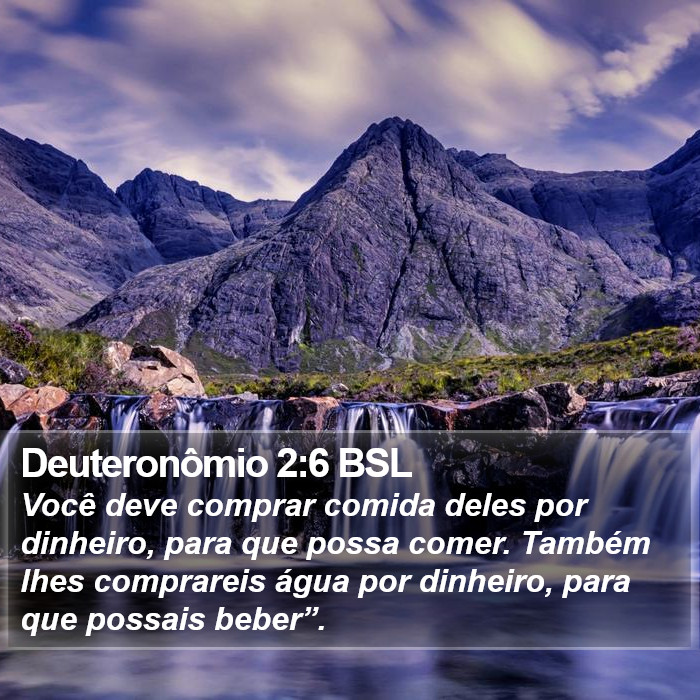 Deuteronômio 2:6 BSL Bible Study