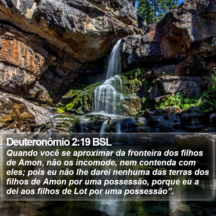 Deuteronômio 2:19 BSL Bible Study