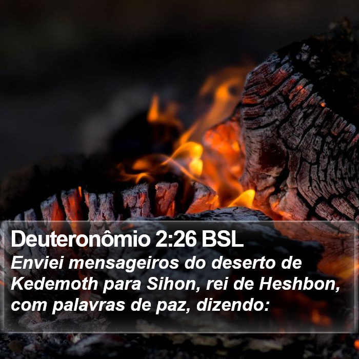 Deuteronômio 2:26 BSL Bible Study