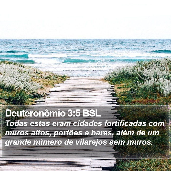 Deuteronômio 3:5 BSL Bible Study
