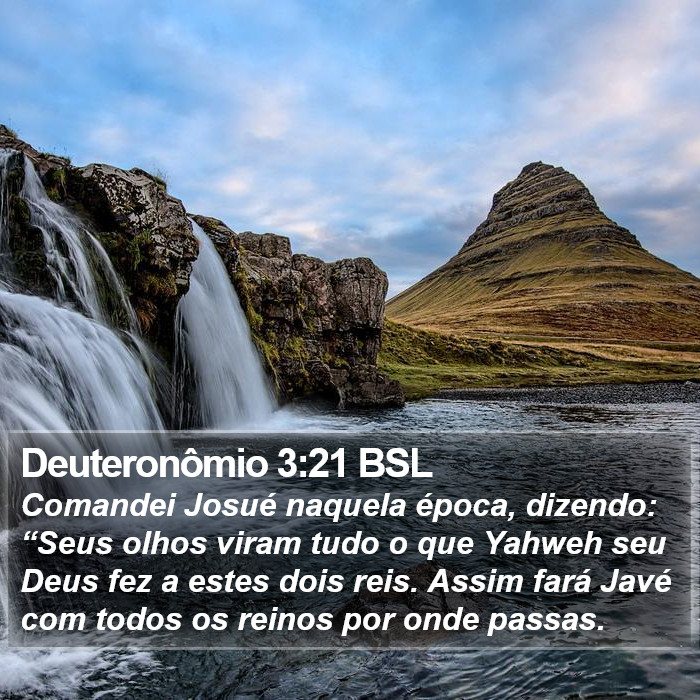 Deuteronômio 3:21 BSL Bible Study