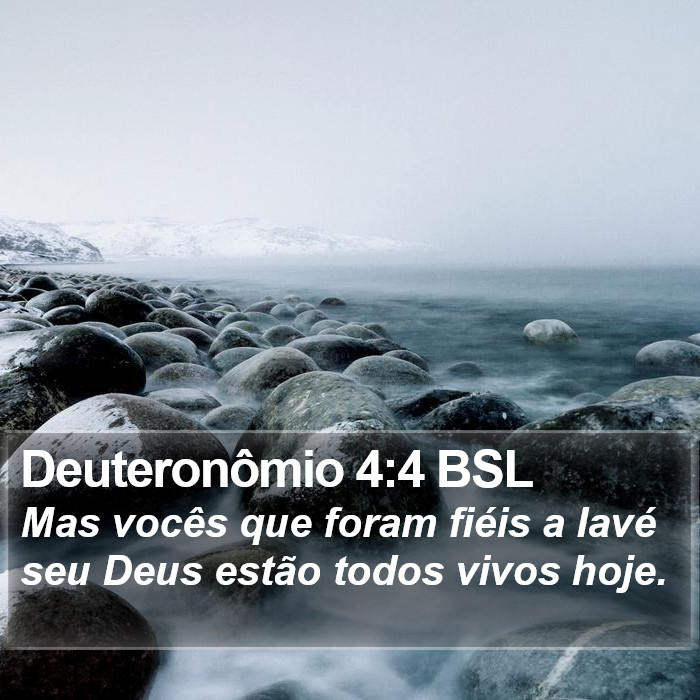 Deuteronômio 4:4 BSL Bible Study