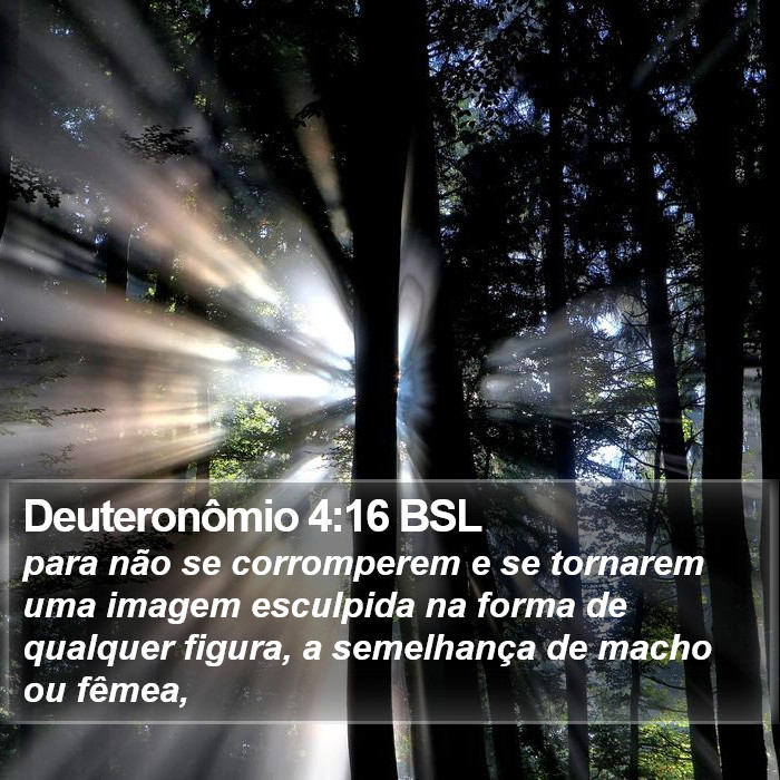 Deuteronômio 4:16 BSL Bible Study