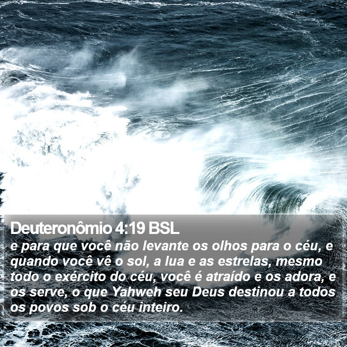 Deuteronômio 4:19 BSL Bible Study