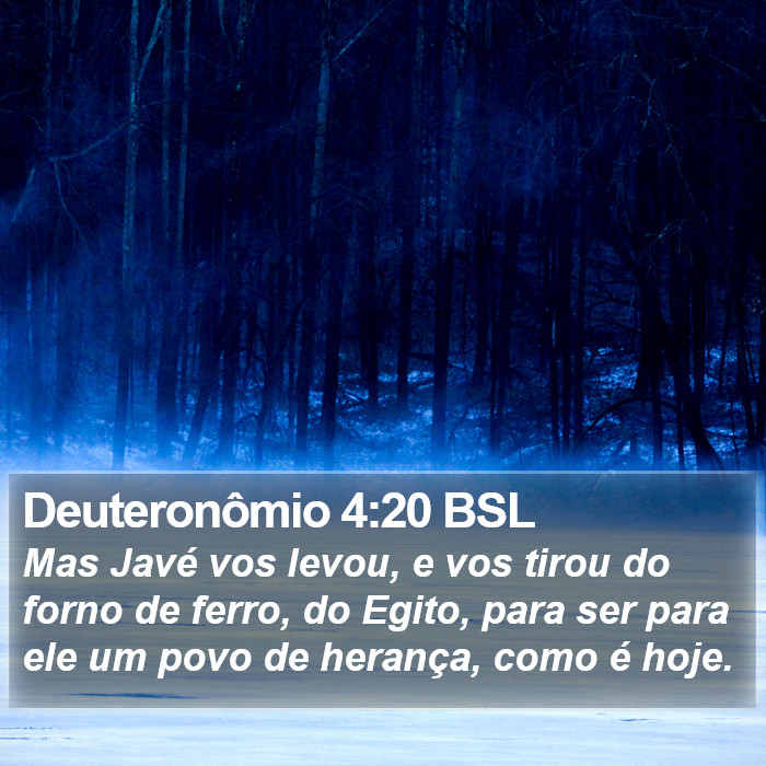 Deuteronômio 4:20 BSL Bible Study