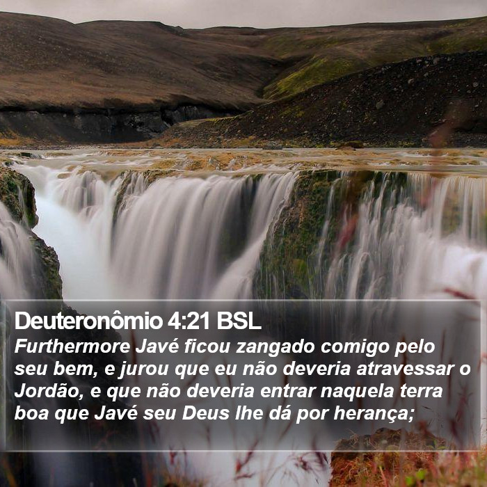 Deuteronômio 4:21 BSL Bible Study