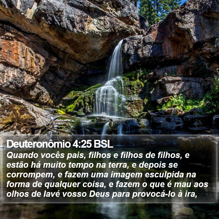 Deuteronômio 4:25 BSL Bible Study