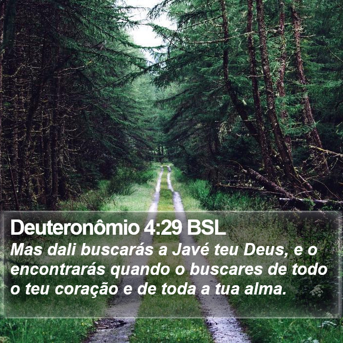 Deuteronômio 4:29 BSL Bible Study