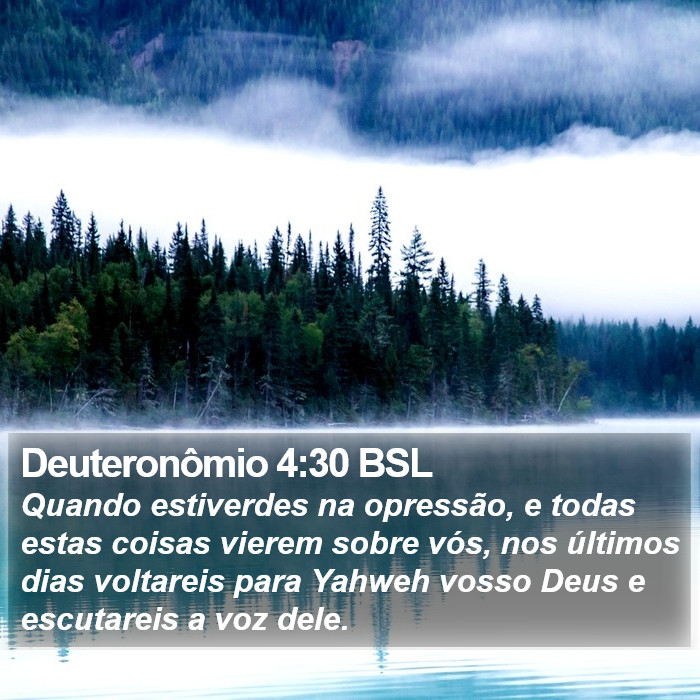 Deuteronômio 4:30 BSL Bible Study