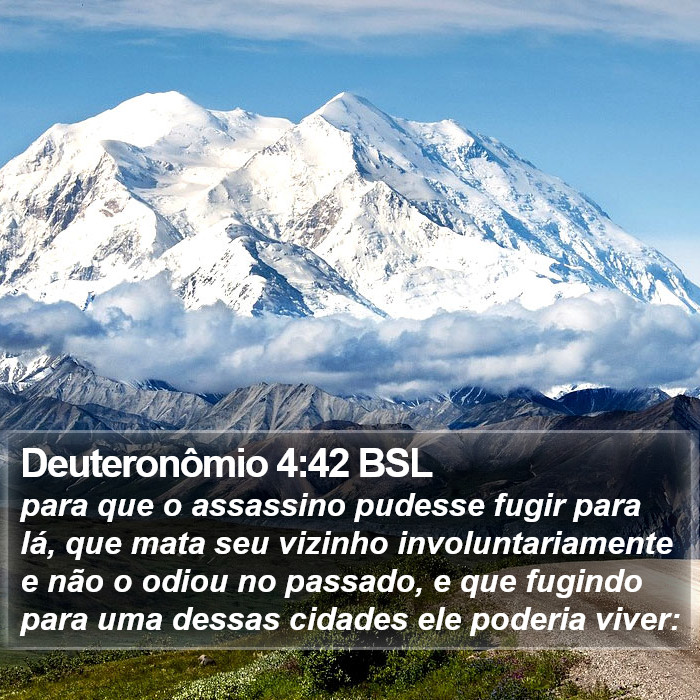 Deuteronômio 4:42 BSL Bible Study