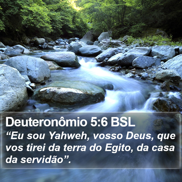 Deuteronômio 5:6 BSL Bible Study