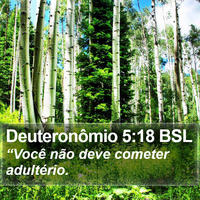 Deuteronômio 5:18 BSL Bible Study