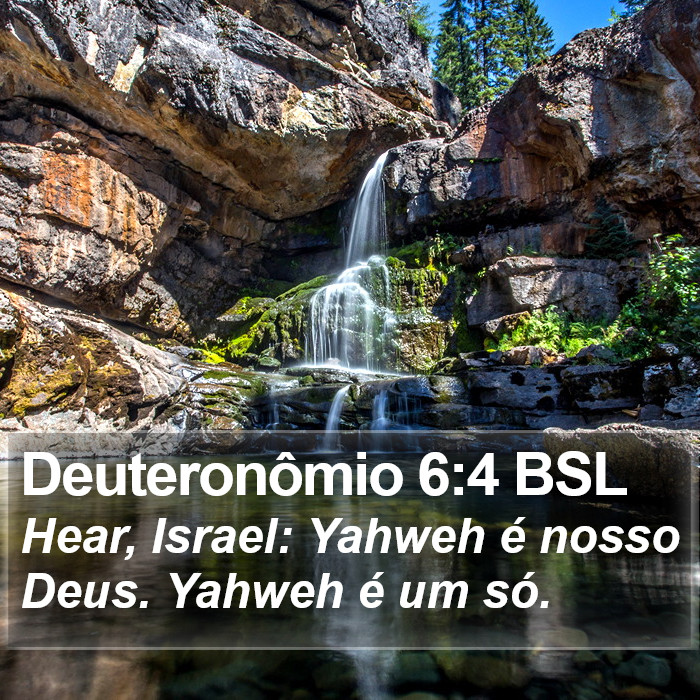 Deuteronômio 6:4 BSL Bible Study