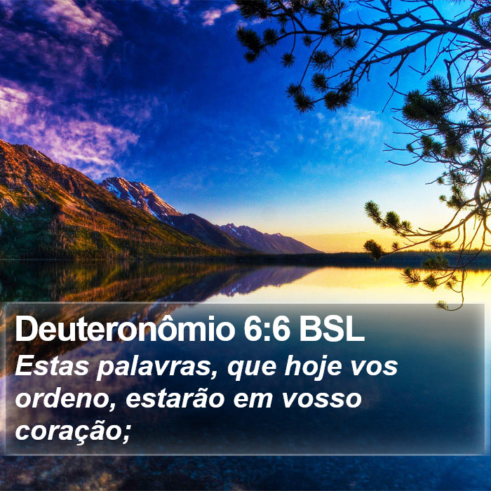 Deuteronômio 6:6 BSL Bible Study