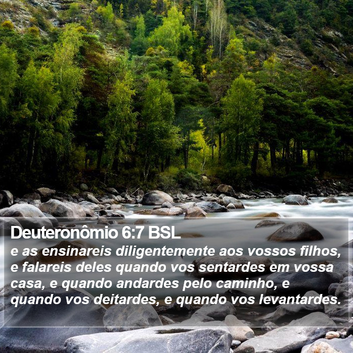 Deuteronômio 6:7 BSL Bible Study