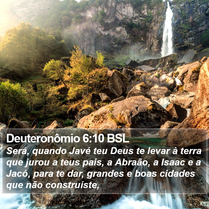 Deuteronômio 6:10 BSL Bible Study