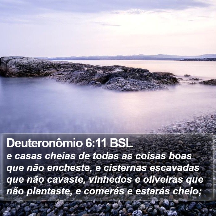 Deuteronômio 6:11 BSL Bible Study