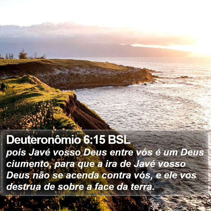 Deuteronômio 6:15 BSL Bible Study