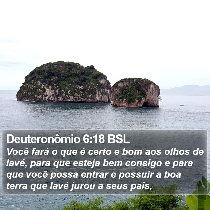 Deuteronômio 6:18 BSL Bible Study