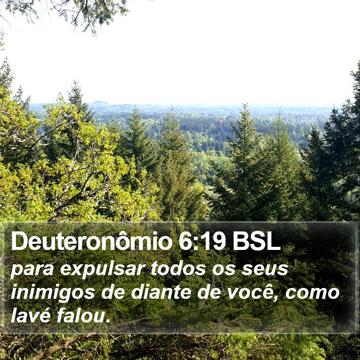 Deuteronômio 6:19 BSL Bible Study