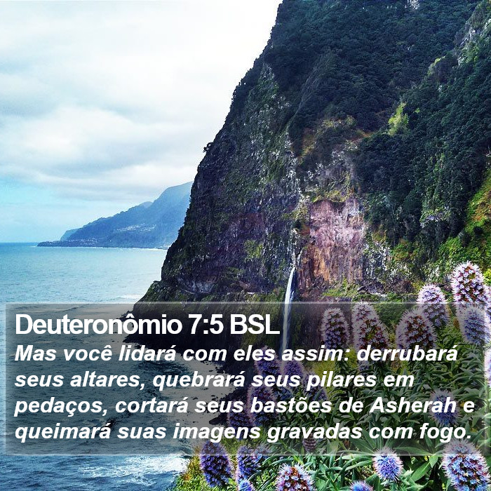 Deuteronômio 7:5 BSL Bible Study
