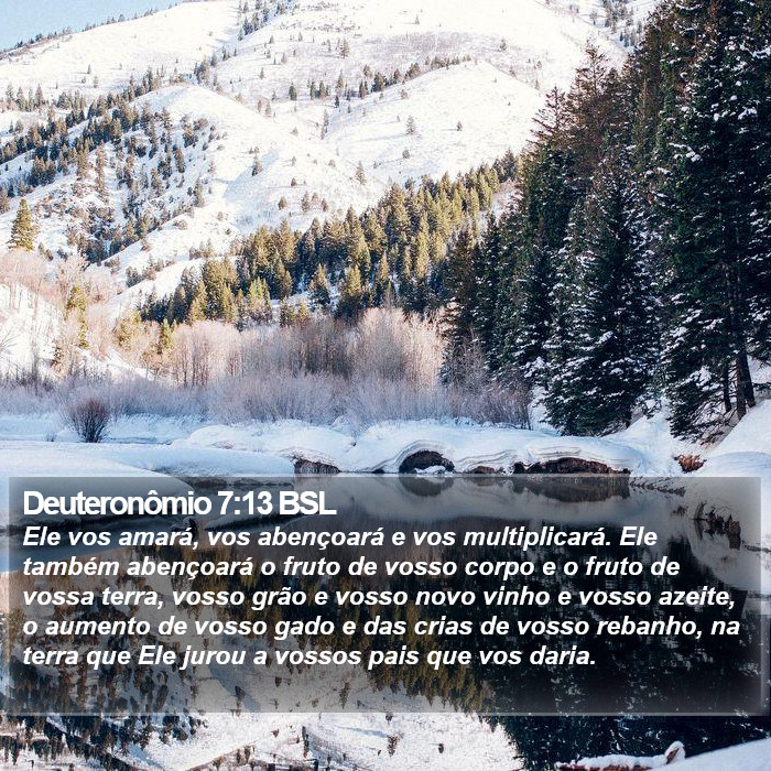 Deuteronômio 7:13 BSL Bible Study